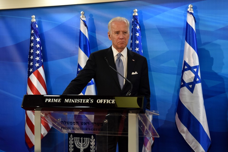Joe Biden betreurde wel de beslissing om de ambassade te verhuizen. 