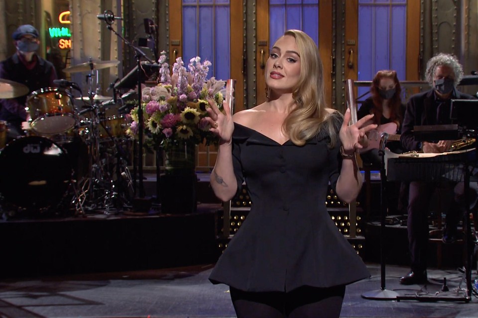 Adele vorig jaar tijdens Saturday Night Live 