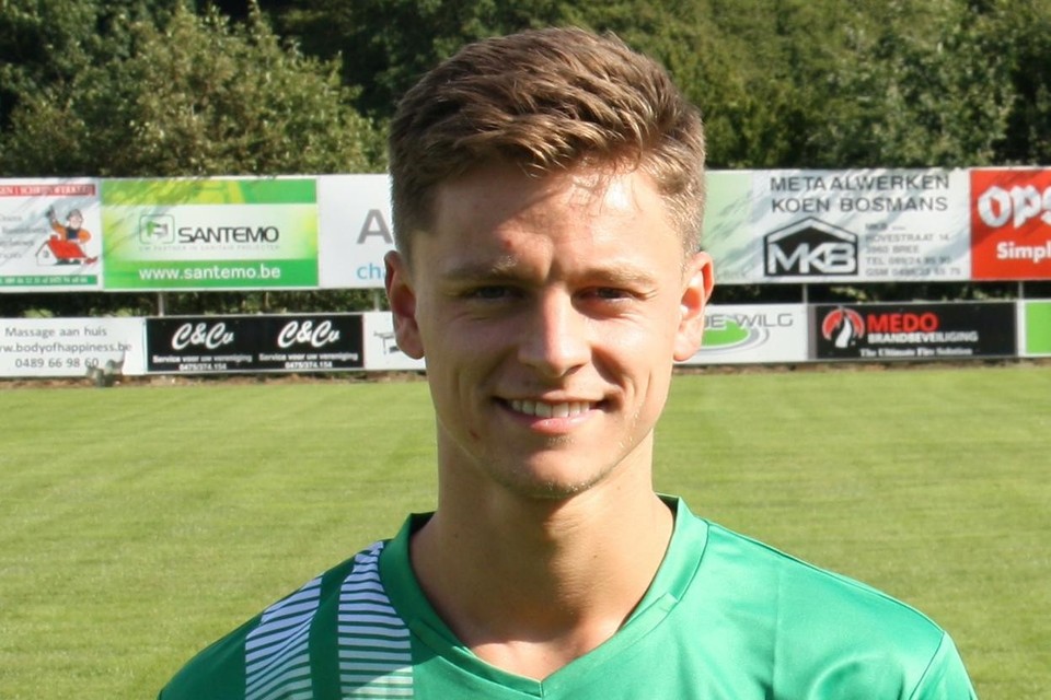 Ferre Joosten scoorde tweemaal voor Bree-Beek. 