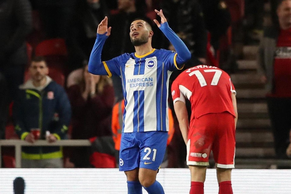 Deniz Undav scoorde voor Brighton. 