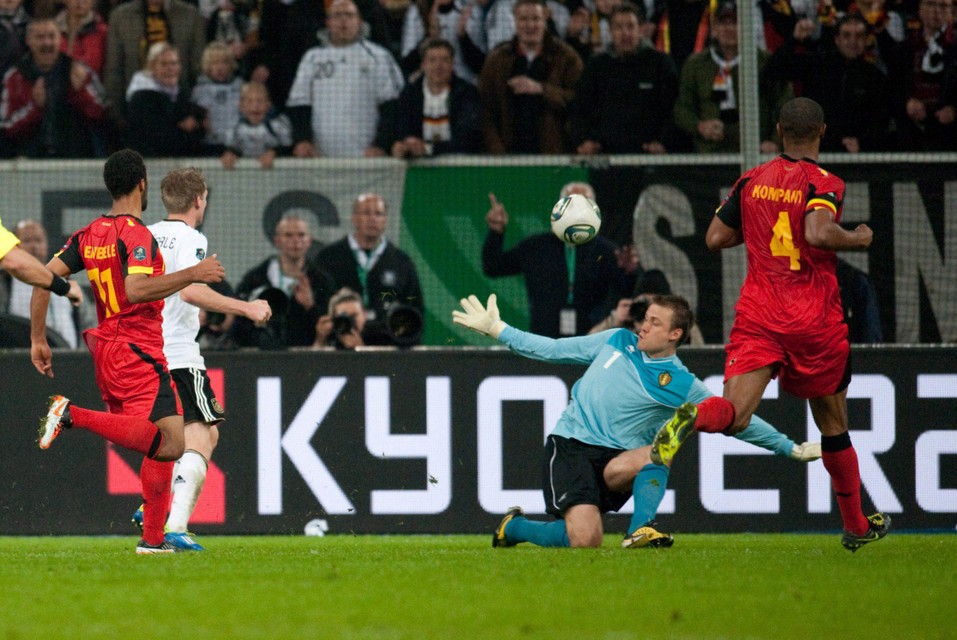 De laatste keer dat de Rode Duivels het opnamen tegen Duitsland, verloren ze met 3-1.