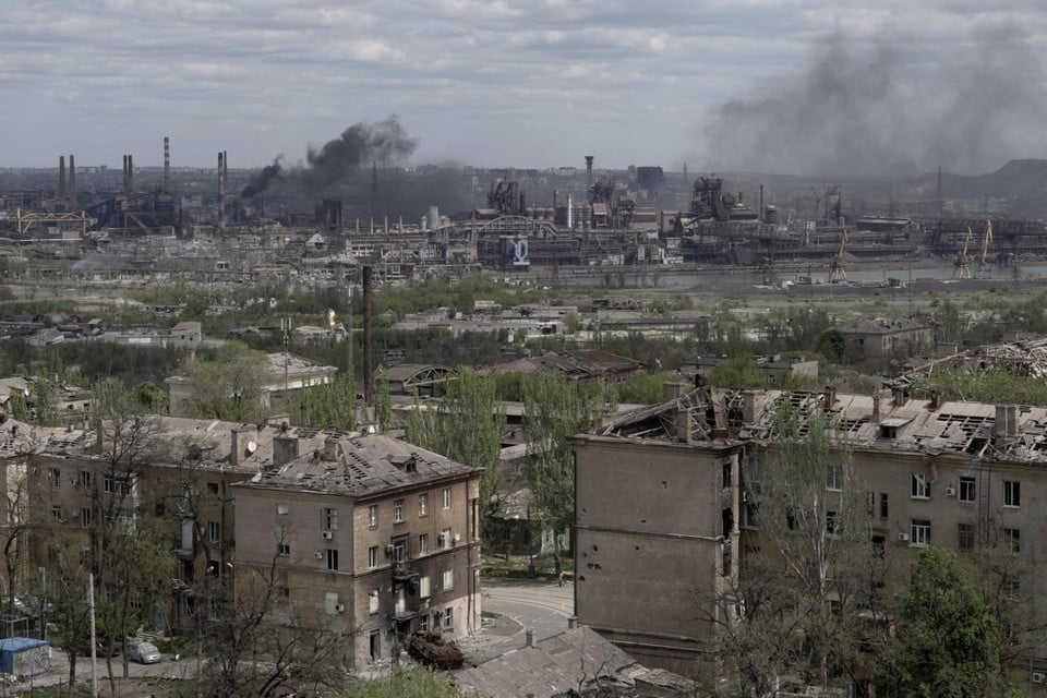 De Zuid-Oekraïense havenstad Marioepol werd bijna compleet verwoest door de oorlog.  