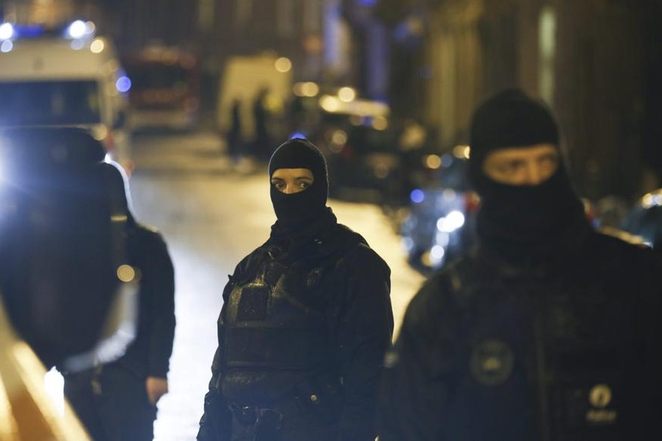Speciale eenheden van de federale politie in Verviers.