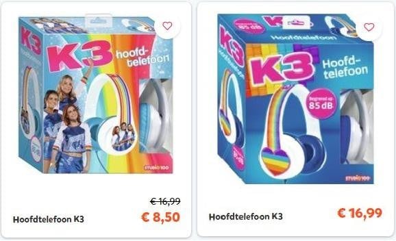 Onrustig agenda Verplaatsbaar Kortingen tot 70 procent: K3-producten met Klaasje in de uitverkoop | Het  Belang van Limburg Mobile
