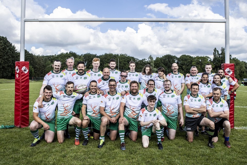 De Hesselse Herten vertrekken zaterdag als ‘Just Another Rugbyteam’ naar Ierland. 
