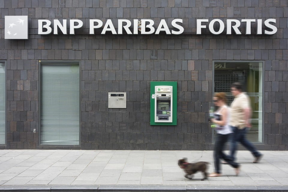 Een kantoor van BNP Paribas Fortis in Gent.