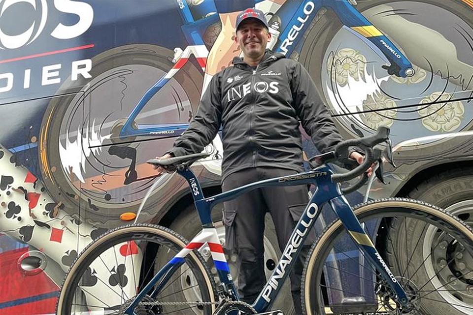 Mike Thielemans was ooit zelf een redelijk crosser, maar ontfermt zich nu toch al enkele jaren over de fietsen van Tom Pidcock