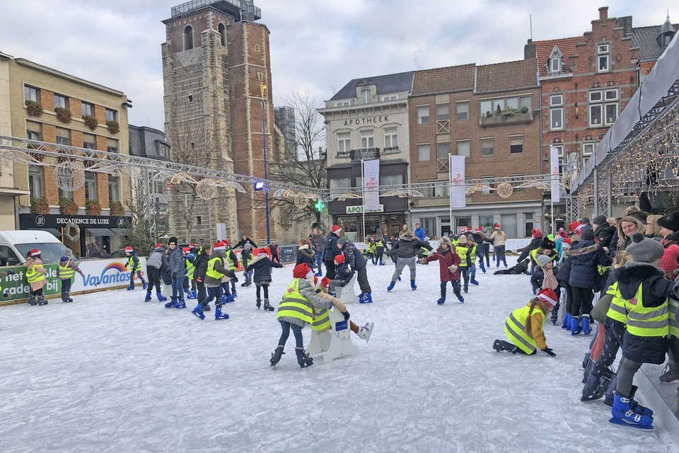 De schaatsbaan met ijs, zoals hier op de afbeelding, wordt in Sint-Truiden ingeruild met een ecologische variant. 