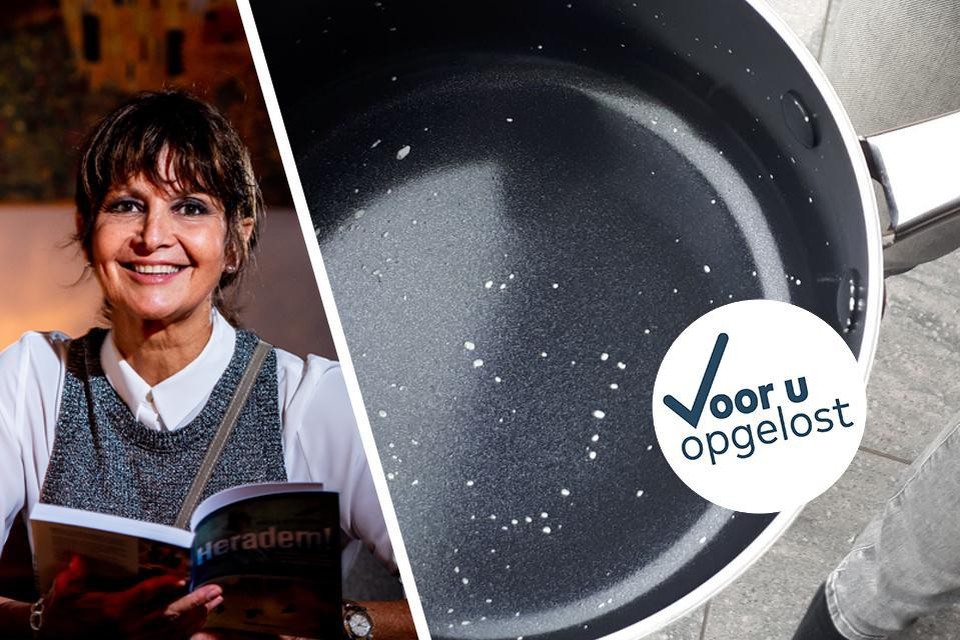 Noëlla Appermans vraagt zich af of je wel gezond kan koken in een pan met een bodem als een maanlandschap.