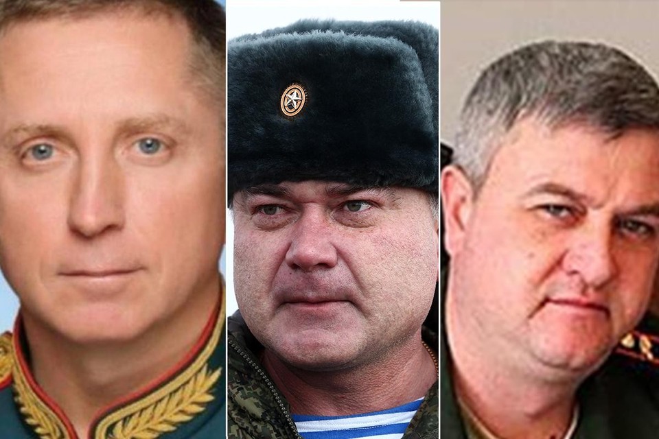 Gesneuveld: Yakov Riazantsev, Andrei Sikhovetski en Andrei Kolesnikov. 