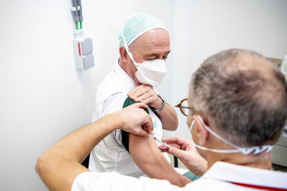 In het ZOL in Genk bedraagt de vaccinatiegraad bij het personeel 95,72 procent. 