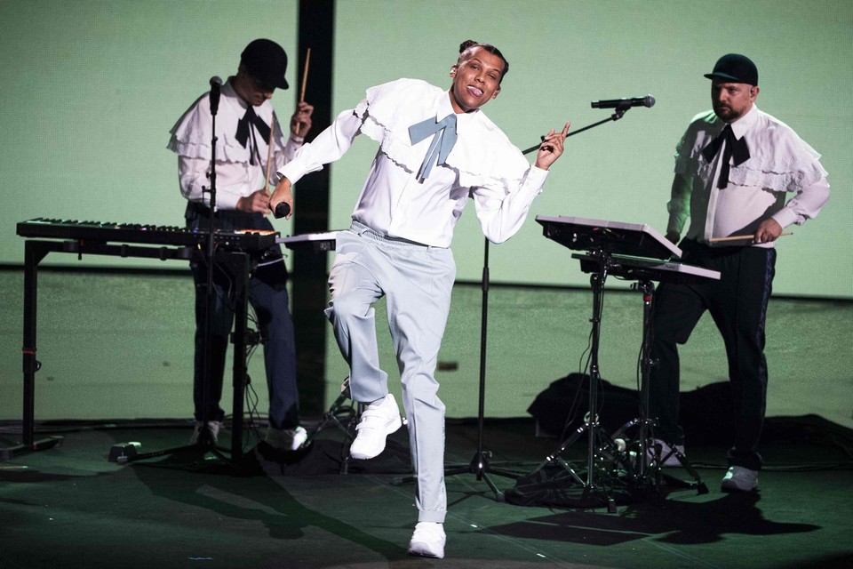De avatar van Stromae is gebaseerd op een concert dat hij enkele weken geleden gaf in Parijs. 
