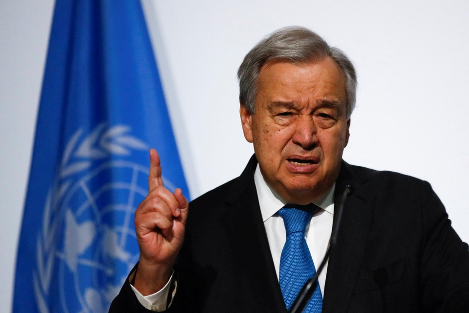 VN-secretaris-generaal Antonio Guterres 