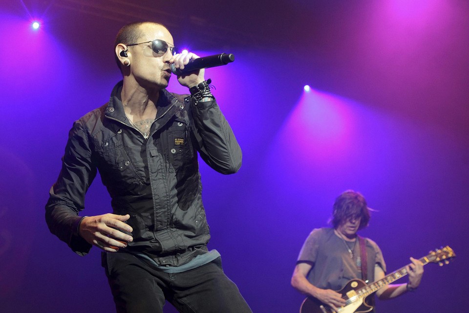 De in 2017 overleden Linkin Park-frontman Chester Bennington.