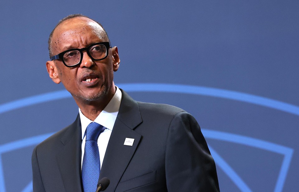 Rwandees president Paul Kagame.