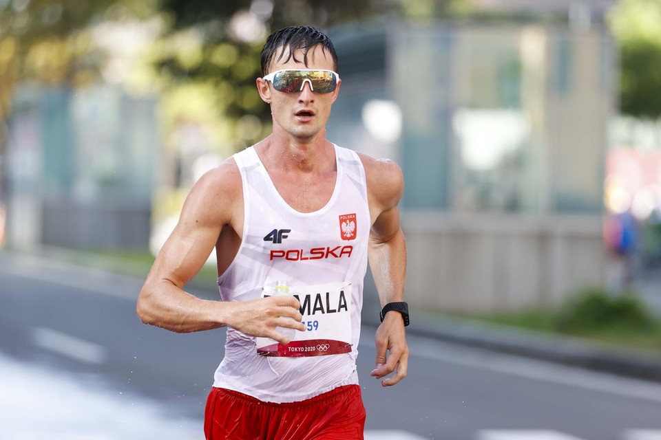 Dawid Tomala won de laatste 50km snelwandelen ooit op de Spelen. 