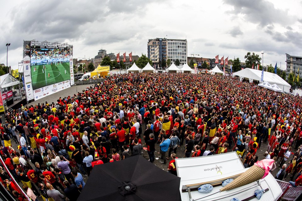 Festival da Copa in Hasselt tijdens het WK 2014.  