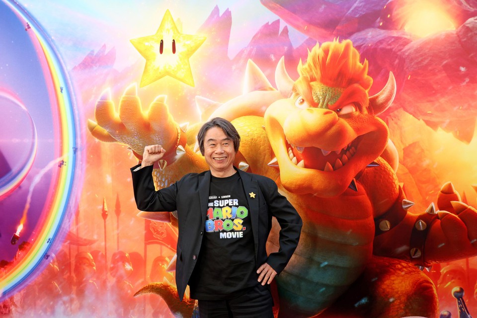 Shigeru Miyamoto, de bedenker van Mario.