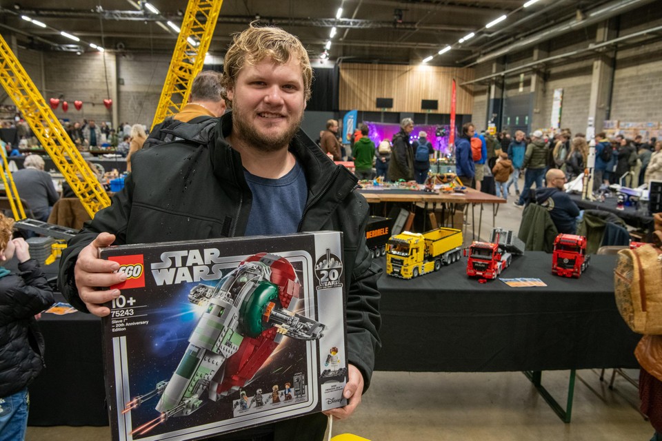 Jordy Schepens kon een Lego-set kopen die nog in zijn collectie ontbrak. Het resultaat staat binnenkort in een vitrinekast