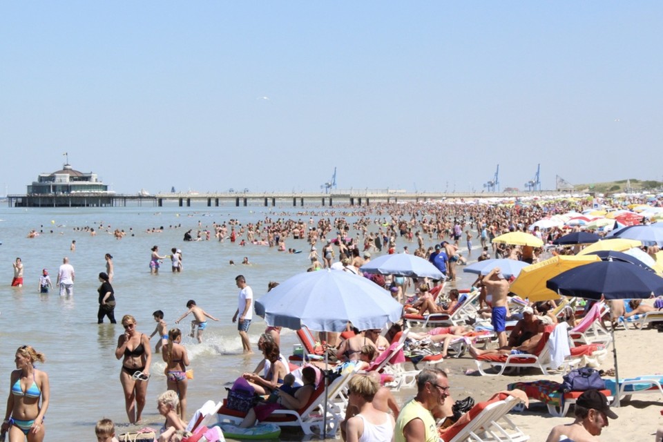 Het zal er deze zomer heel anders uitzien op het strand in Blankenberge. 
