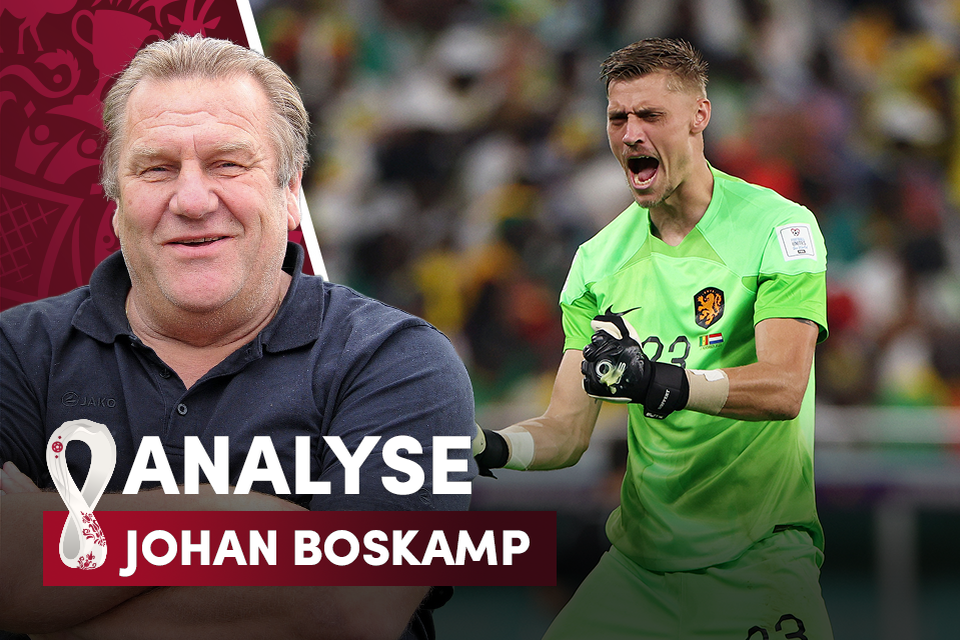 Johan Boskamp had nooit van z’n leven gedacht dat Andries Noppert ooit op een WK zou keepen. 