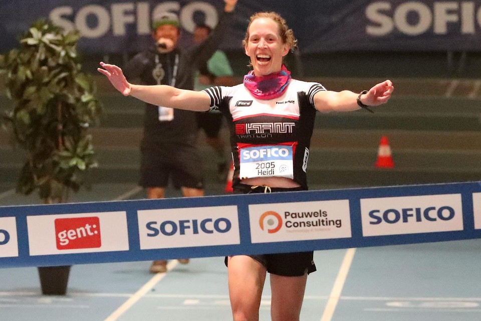 Heidi Wouters won in maart de marathon in Gent. 