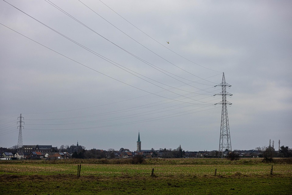 Een van de twee locaties waar Lumines graag een windturbine bouwt in Maaseik.