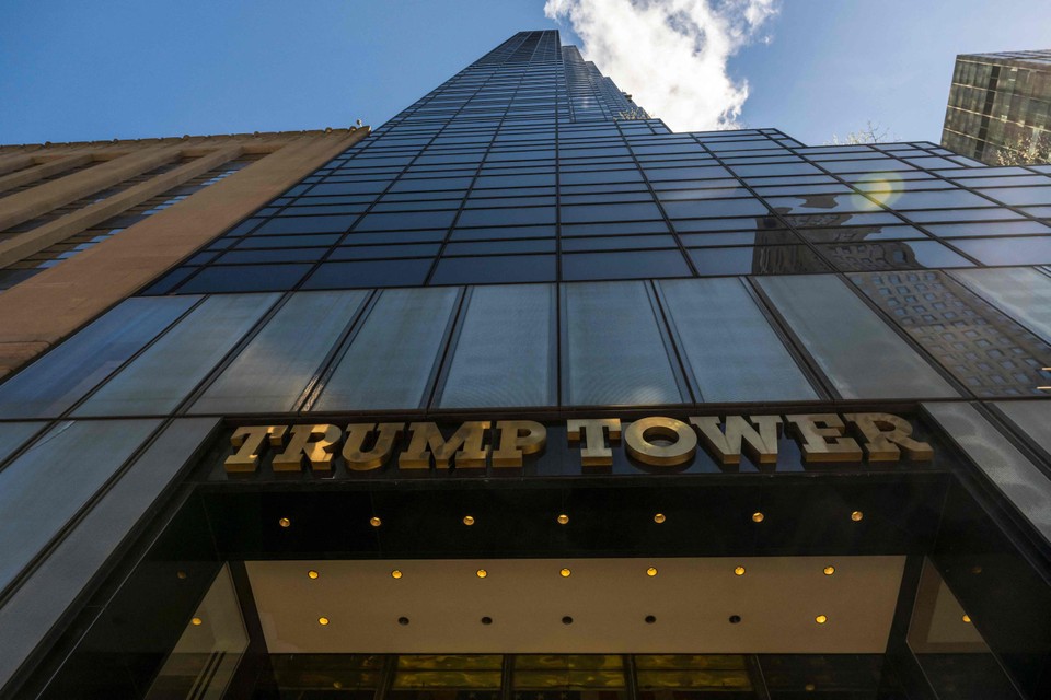 De Trump Tower: de prijs werd fel overdreven.
