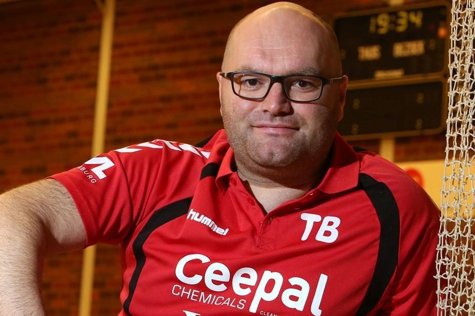 Afscheidnemend Pelt-coach Bjorn Timmermans. 