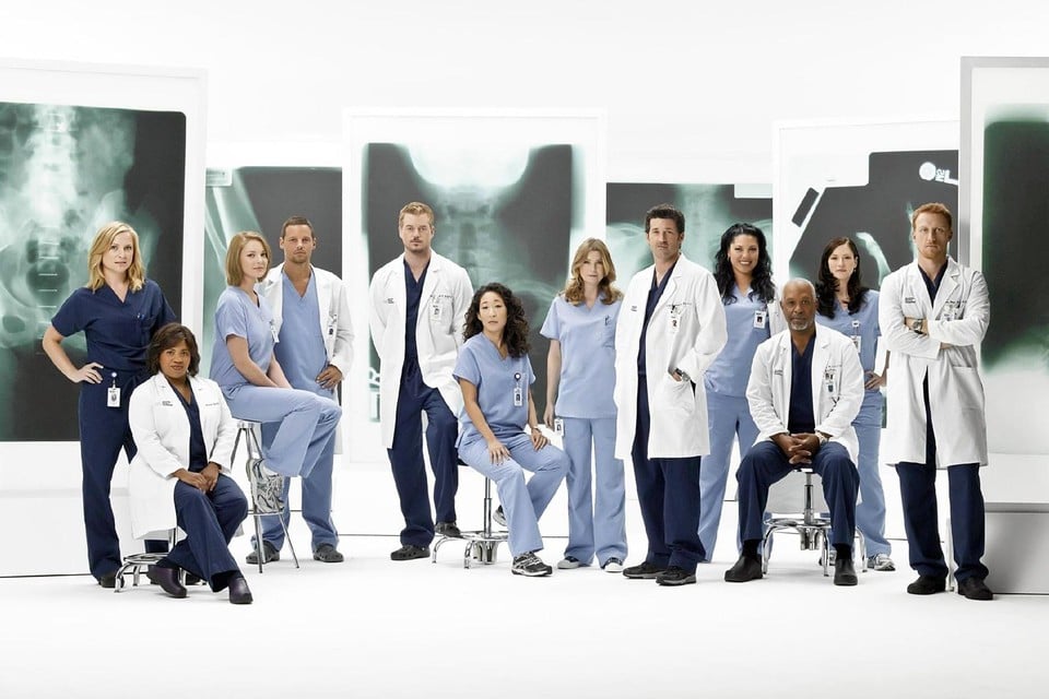 De cast van ‘Grey’s Anatomy’. 