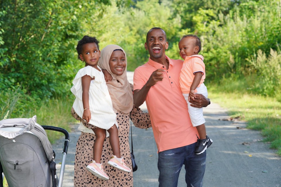 Khadra, Nimo, Bashir en Ibrahim: de familie Abdi. 