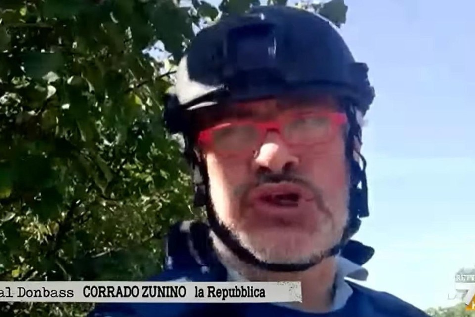 De Italiaanse journalist Corrado Zunino raakte zelf gewond bij de aanval (archiefbeeld).