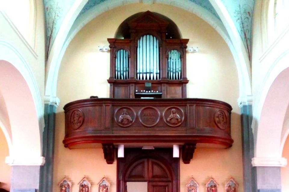 Het Ruef-orgel wordt zondag ingespeeld. 