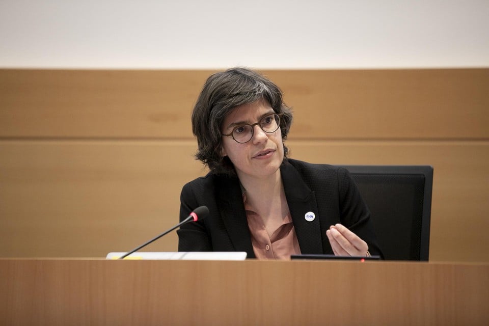 Minister van Energie Tinnie Van der Straeten 