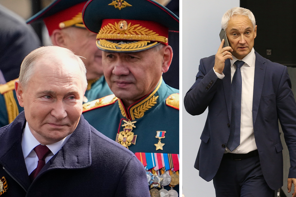 Poetin en Beloesov (rechts) kennen elkaar al lang. Sinds 2013 is hij zijn belangrijkste economische raadgever.