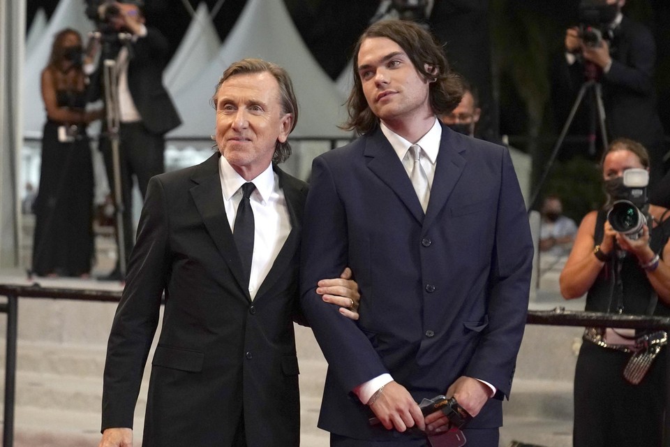 Archiefbeeld: Tim en Cormac Roth op de rode loper van het filmfestival van Cannes op 11 juli 2021. 