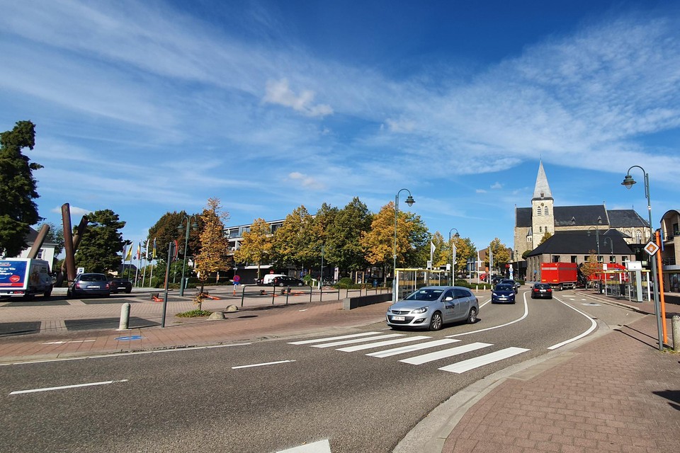 Voetgangers en fietsers zullen na de herinrichting veiliger kunnen oversteken in het centrum van Opglabbeek.  