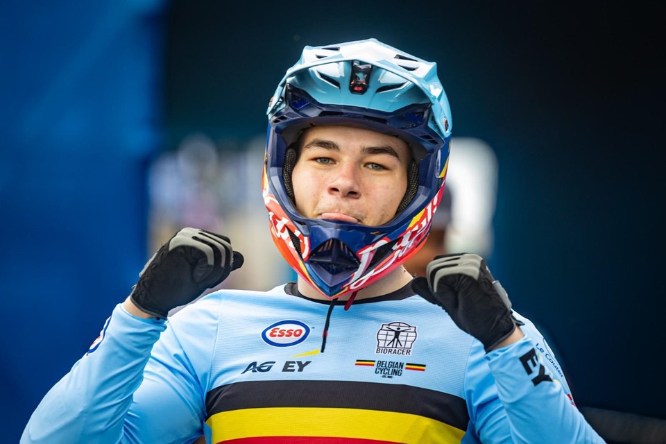 Niels Appermont pakt zilver op het WK BMX
