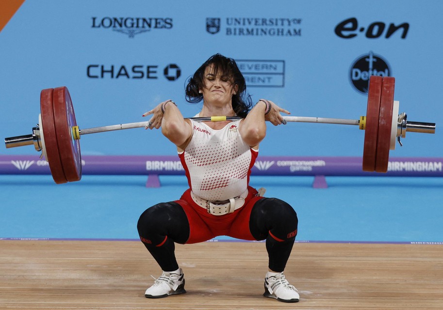 Sarah Davies uit Engeland (-71 kilo) 