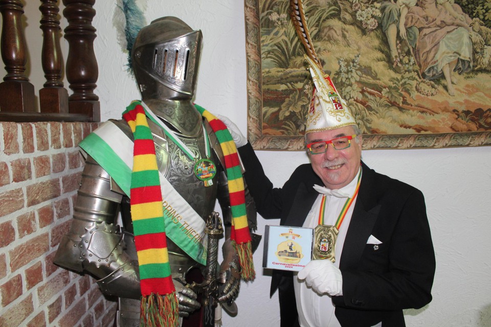 Thierry Germeys, voorzitter van Liveke is trots op de nieuwe CD van carnavalissima.