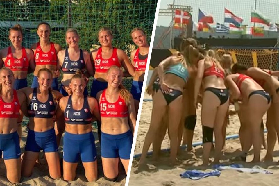 De Noorse beachhandbalmeisjes speelden op het EK wilden met shorts aantreden, in plaats van de weinig verhullende bikinibroekjes  