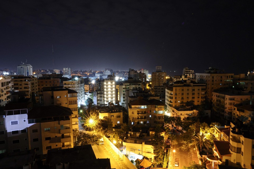 Gaza-stad werd opnieuw onder vuur genomen. 