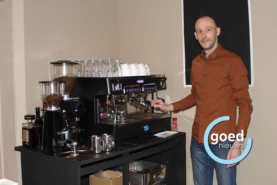 Begin deze week opende Jan zijn koffierbar in Leopoldsburg.