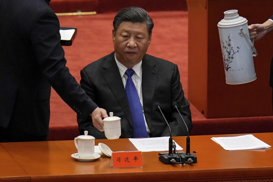 Xi Jinping deed de uitspraak zaterdag tijdens een speech in Peking 