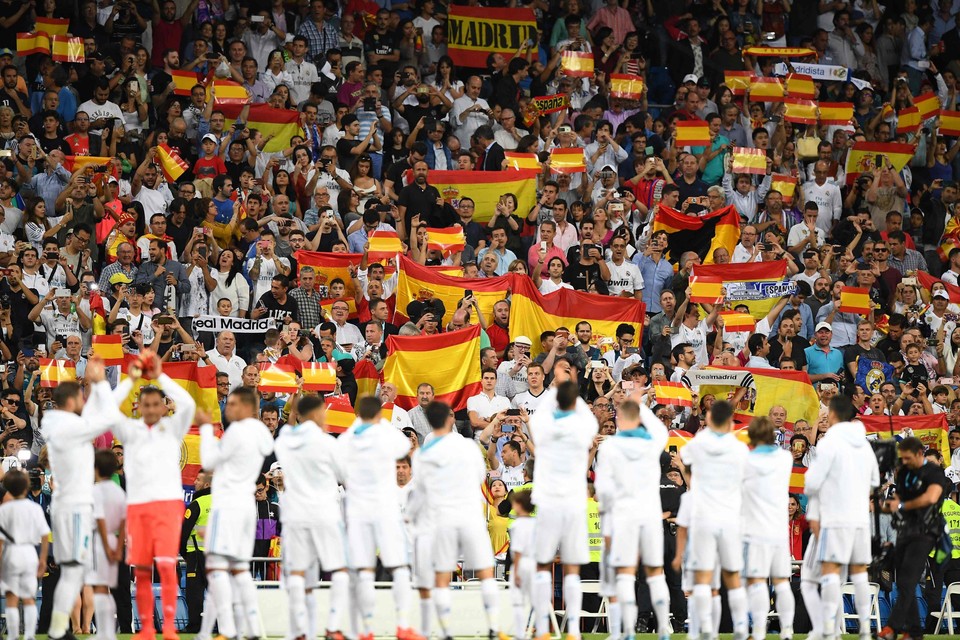 De fans van Madrid wordt gevraagd thuis te vieren. 