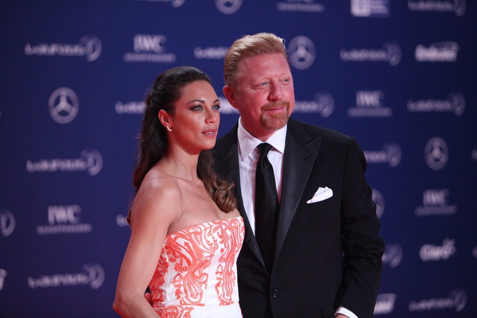 Lilly en Boris Becker in 2013. 