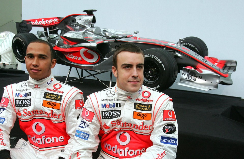 Lewis Hamilton geraakte dankzij McLaren in de F1, in 2007 als teammaat van Fernando Alonso.