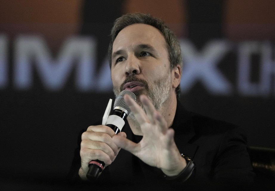 Regisseur Denis Villeneuve op de persconferentie in Zuid-Korea.