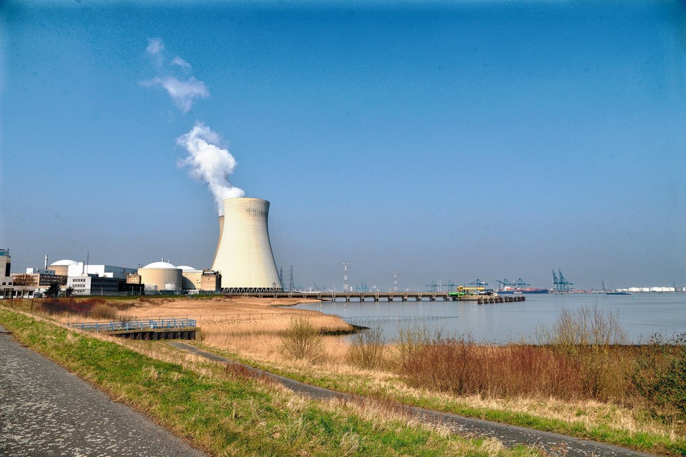 De kerncentrale van Doel. 