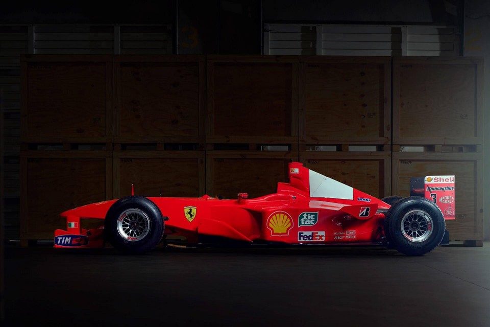 De Ferrari F1-2000 van Michael Schumacher